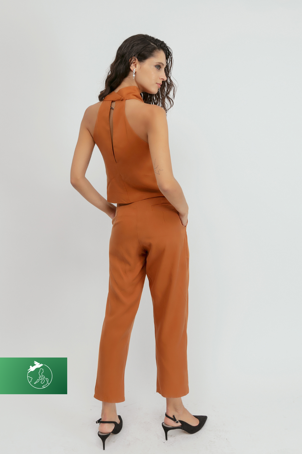 Pantalón Tencel Tiny camel