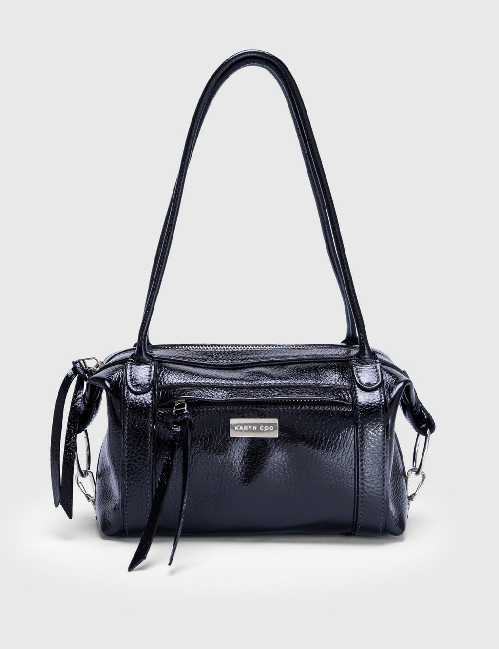 Cartera Diana Mini Charol Negro