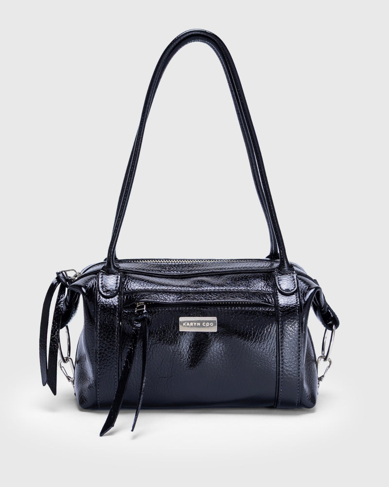 Cartera Diana Mini Charol Negro