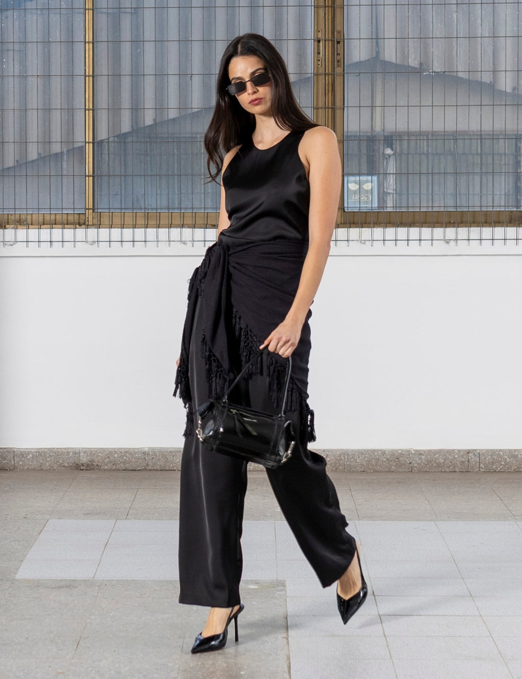 Foulard Flecos Negro