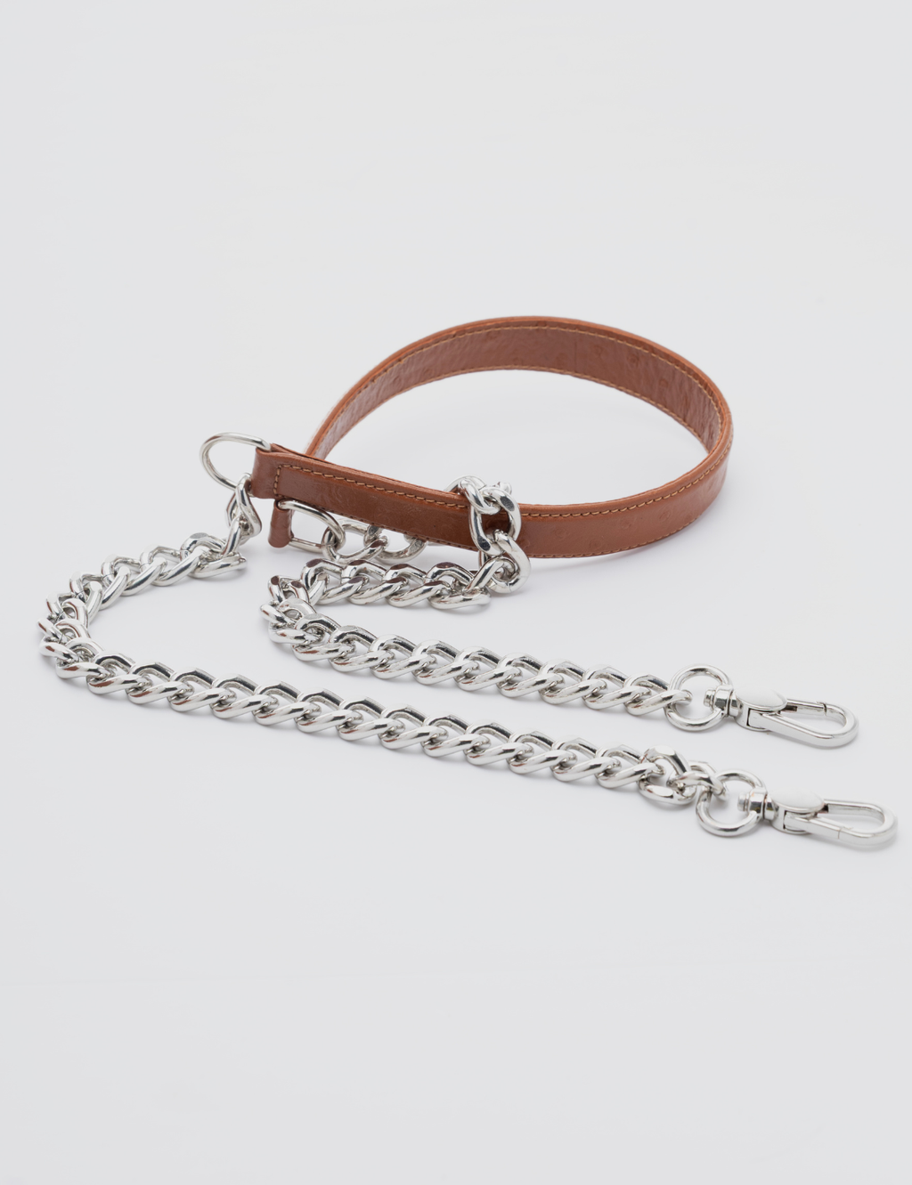 Cartera Inés Caramelo Avestruz
