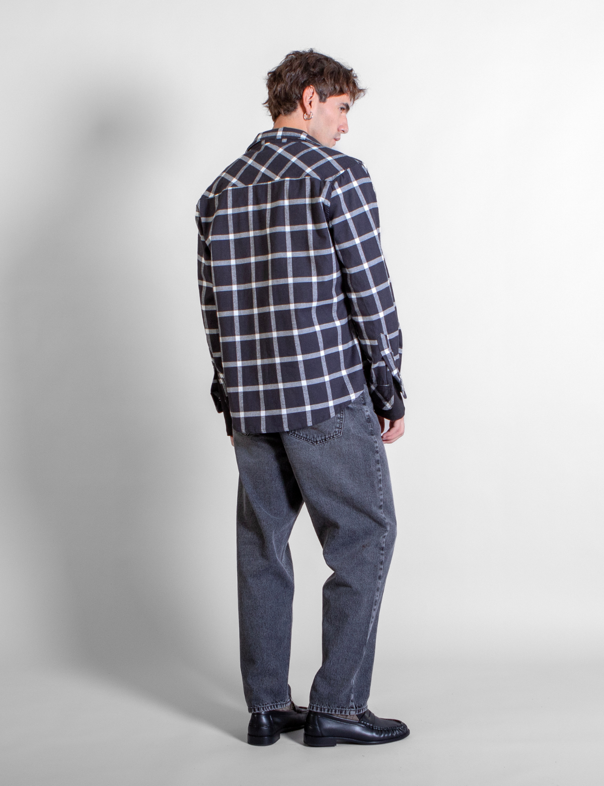 Camisa Escocesa Dandy Negro