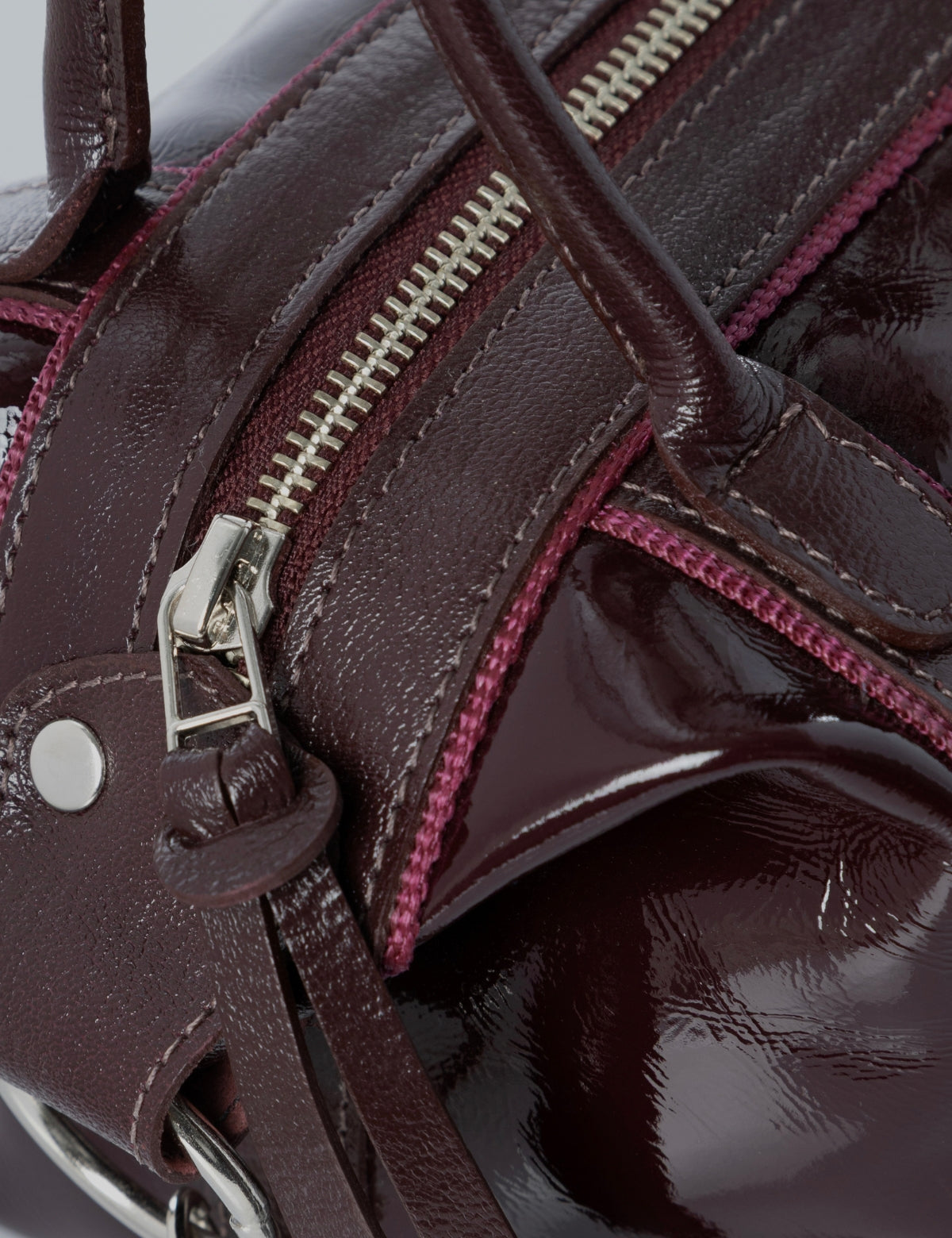 Cartera Diana Mini Granate Charol