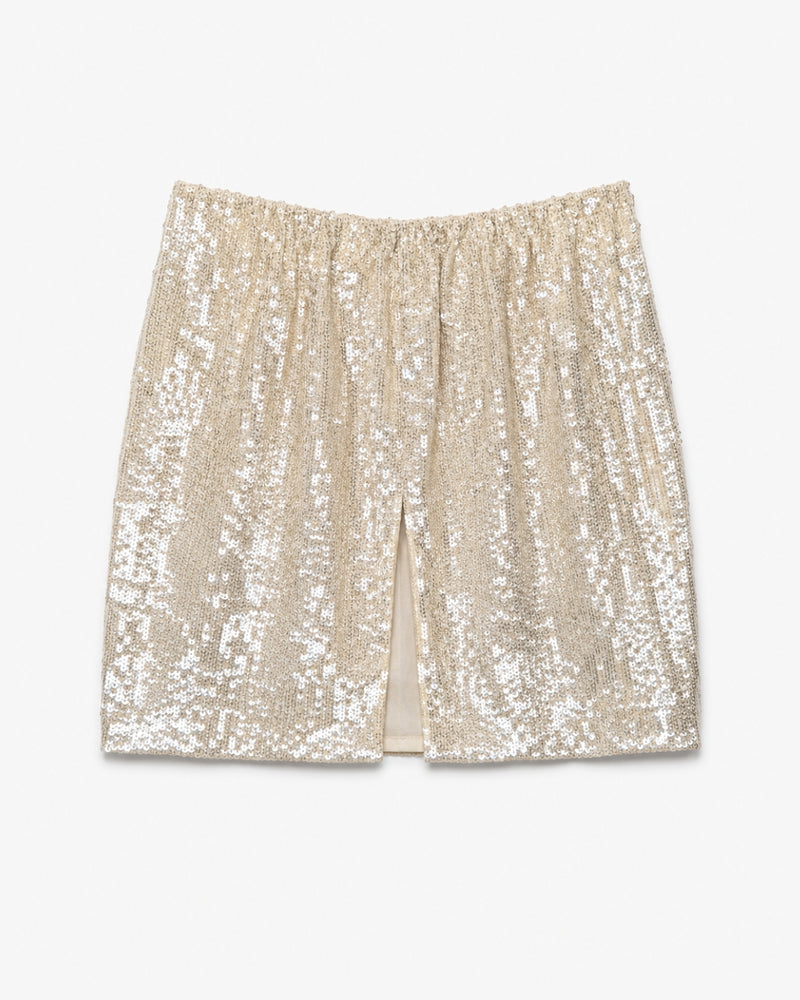 Falda Celine beige