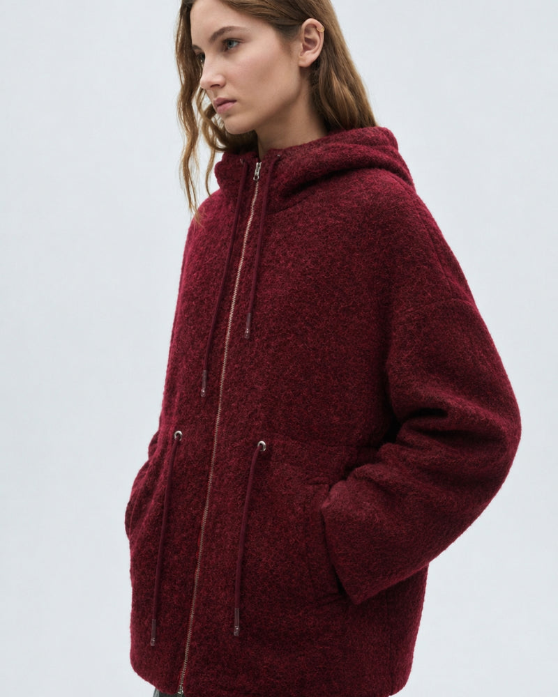 Chaqueta bouclé Abril Burdeo