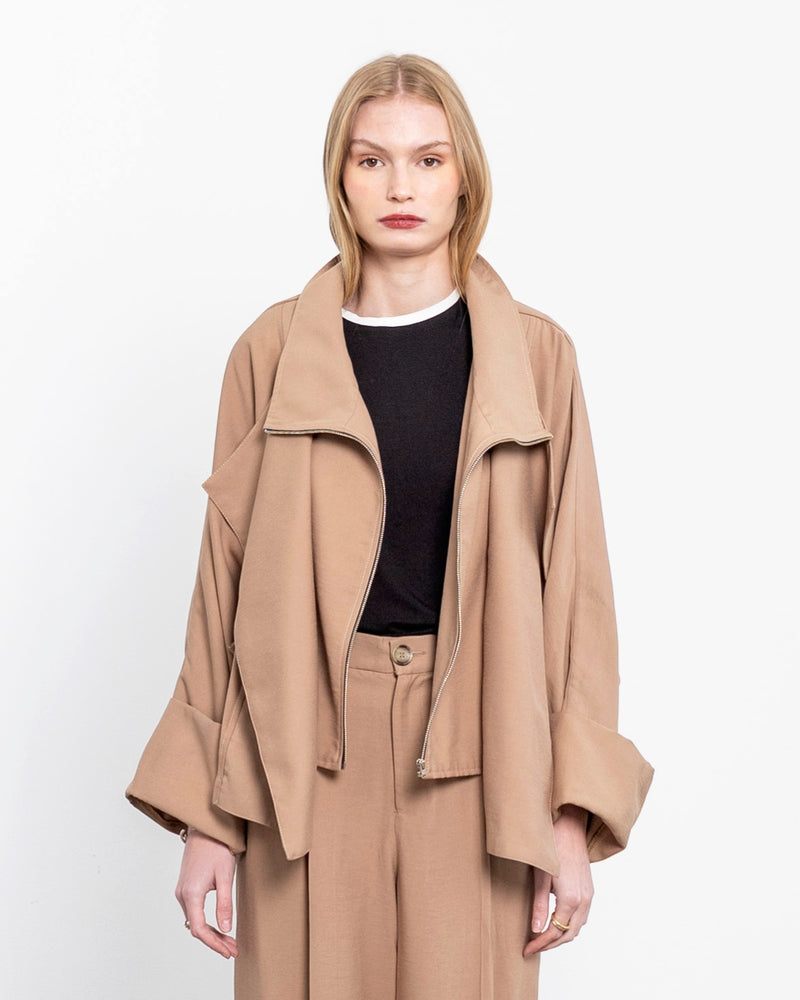 Chaqueta Tencel Japo Habano