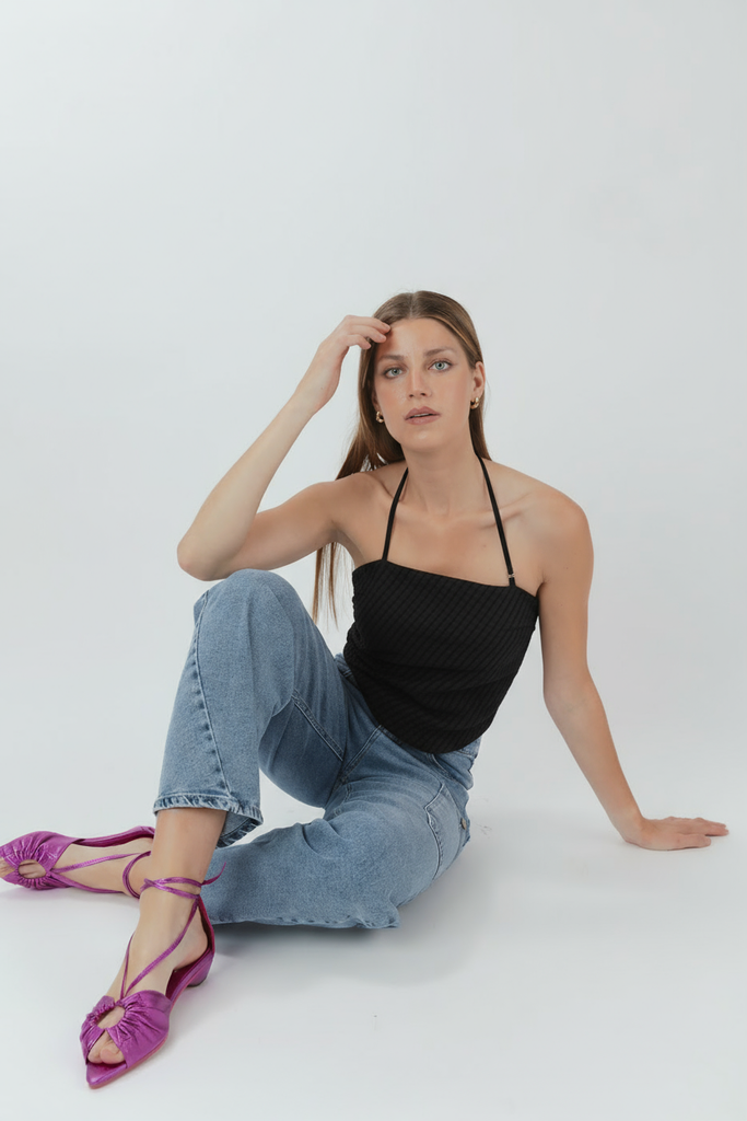 Blusa Pañuelo Isidora Negro