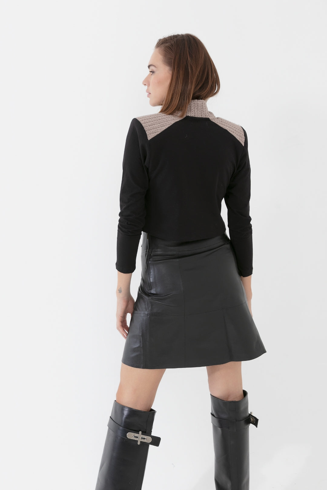 Mini falda Nora negro