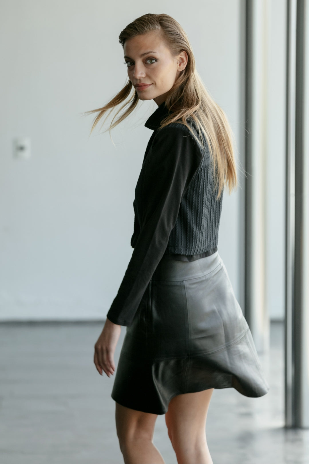 Mini falda Nora negro