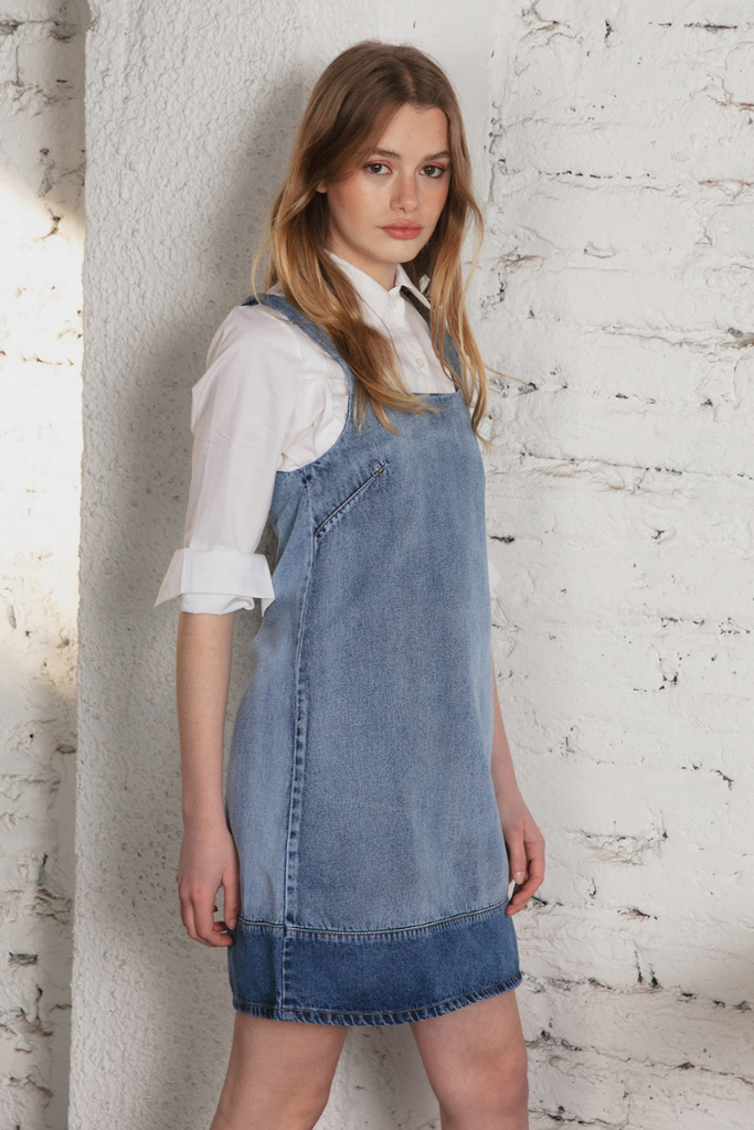 Angels denim dress – Karyn Coo