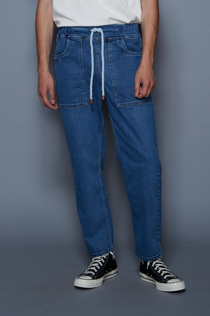Jeans Jogger Octavio Azul